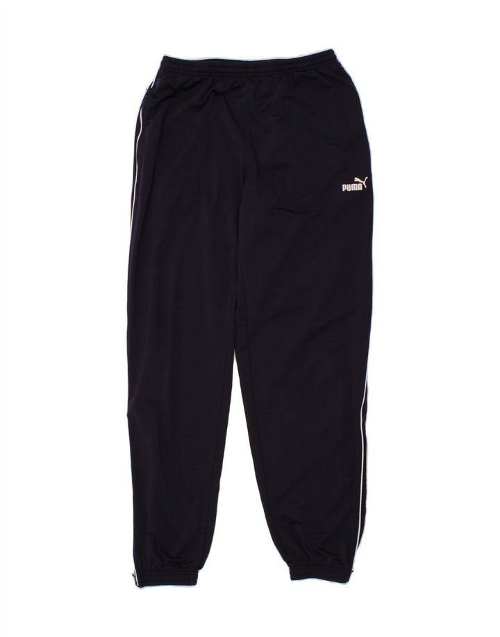PUMA Mens Tracksuit Trousers Joggers Medium Navy Blue Polyester Vintage Puma and Second-Hand Puma from Messina Hembry 