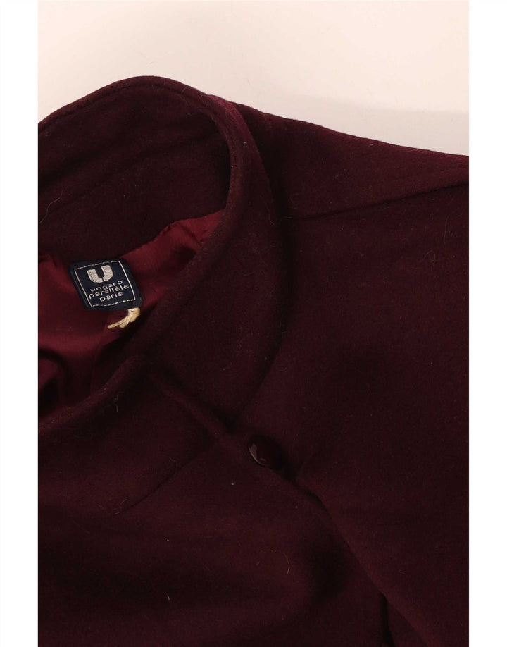 Cappotto da donna Ungaro UK 12 Borgogna medio