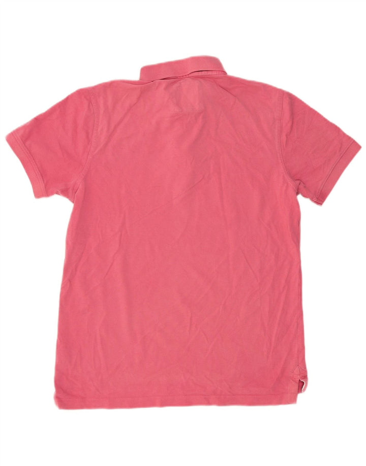 Crew Clothing Polo da uomo in cotone rosa medio