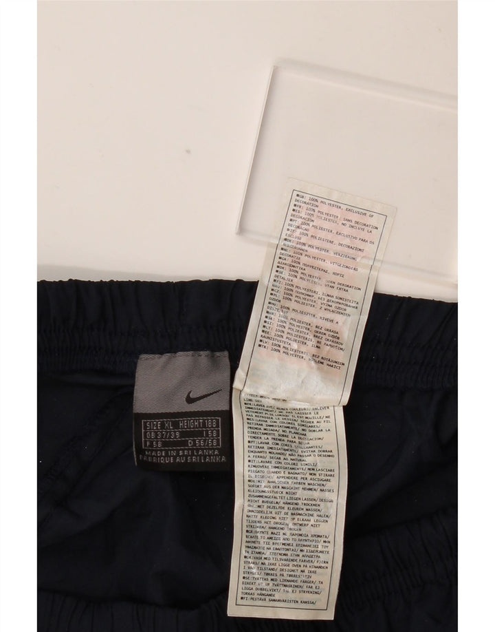 Pantaloni da tuta Nike da uomo XL in poliestere blu navy