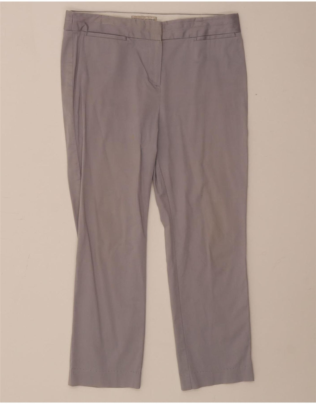 Pantaloni corti dritti da donna Marks & Spencer UK 12 Medium W30 L24 Grigio