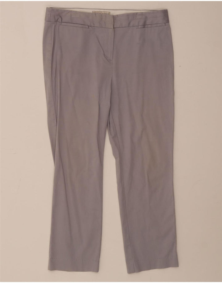 Pantaloni corti dritti da donna Marks & Spencer UK 12 Medium W30 L24 Grigio