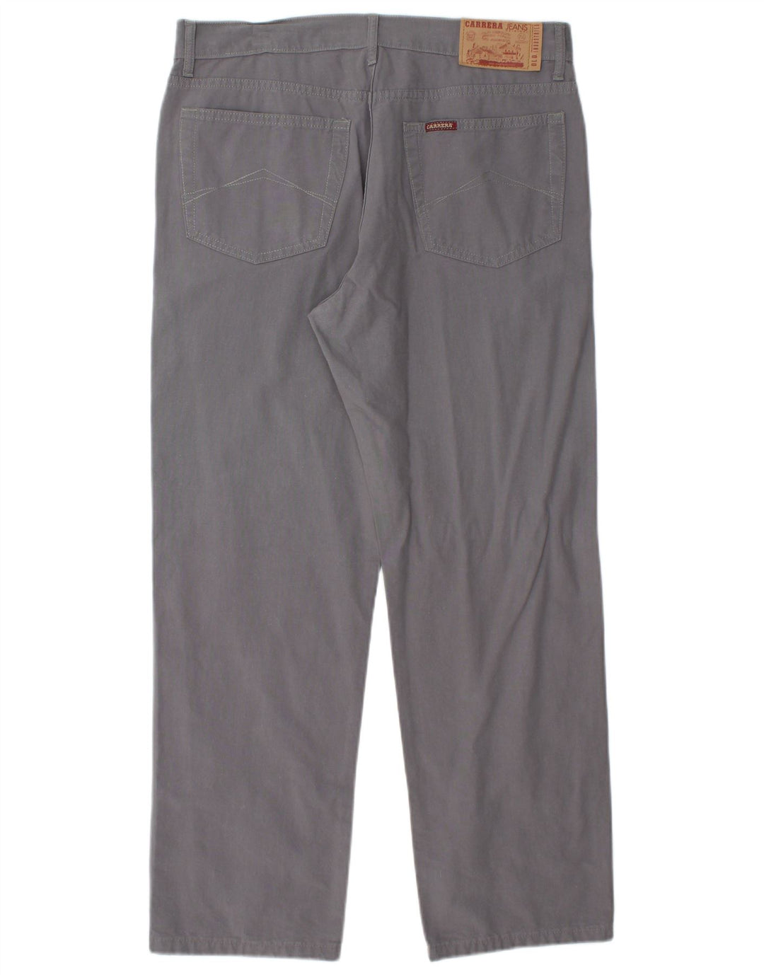 CARRERA Pantaloni Casual Dritti Uomo IT 52 XL W36 L29 Cotone Grigio