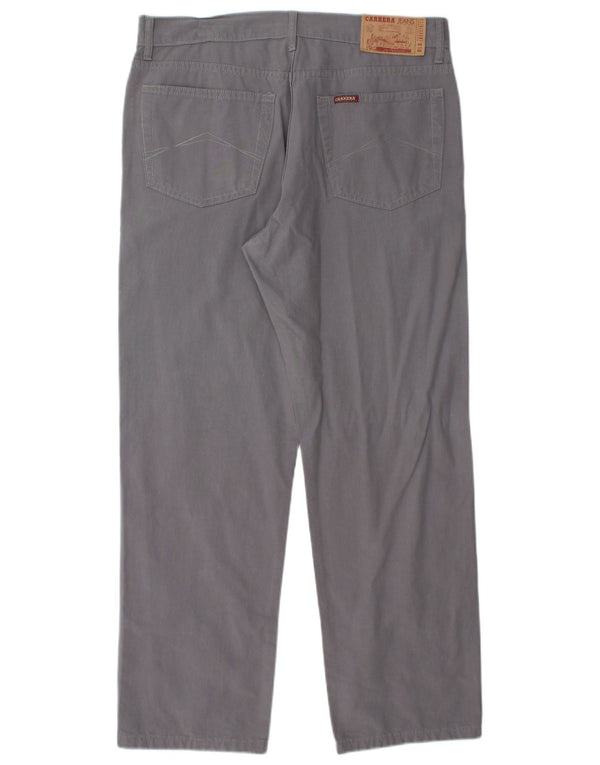 CARRERA Pantaloni Casual Dritti Uomo IT 52 XL W36 L29 Cotone Grigio