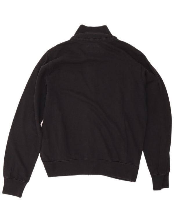 Giacca da tuta grafica da uomo Woolrich in cotone nero medio