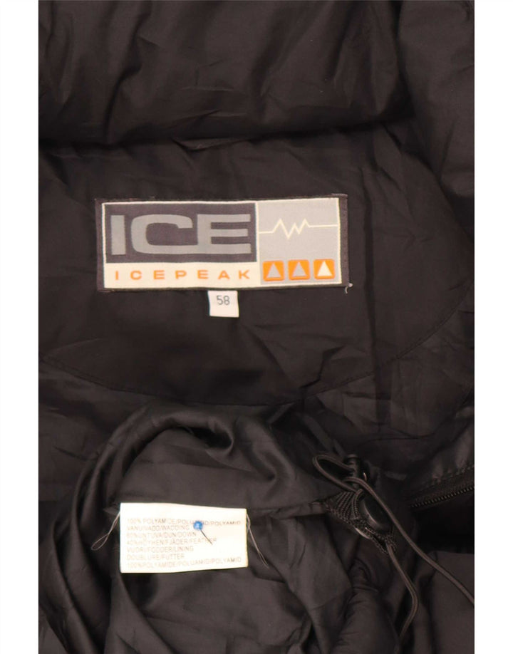 Gilet imbottito da uomo Icepeak EU 58 4XL Nero Poliammide
