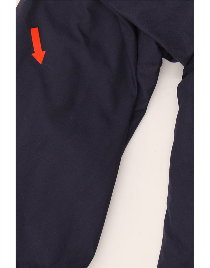SUPERDRY Womens Windcheater Windbreaker Jacket UK 14 Medium Navy Blue Vintage Superdry and Second-Hand Superdry from Messina Hembry 