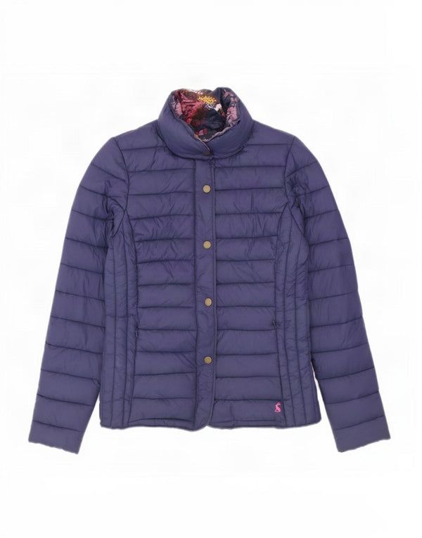 Giacca imbottita da donna Joules UK 8 Small Blu Navy in poliammide