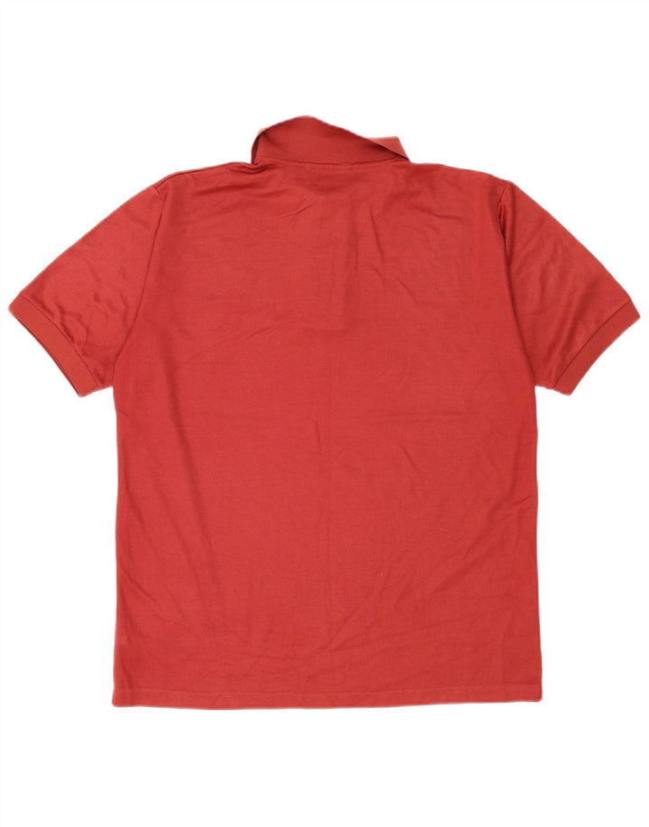 Polo da uomo Rohan in poliestere rosso medio