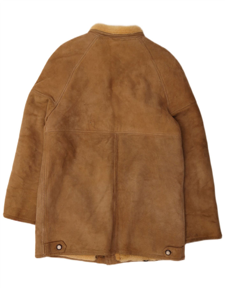Giacca in shearling vintage da uomo UK 38 Beige medio