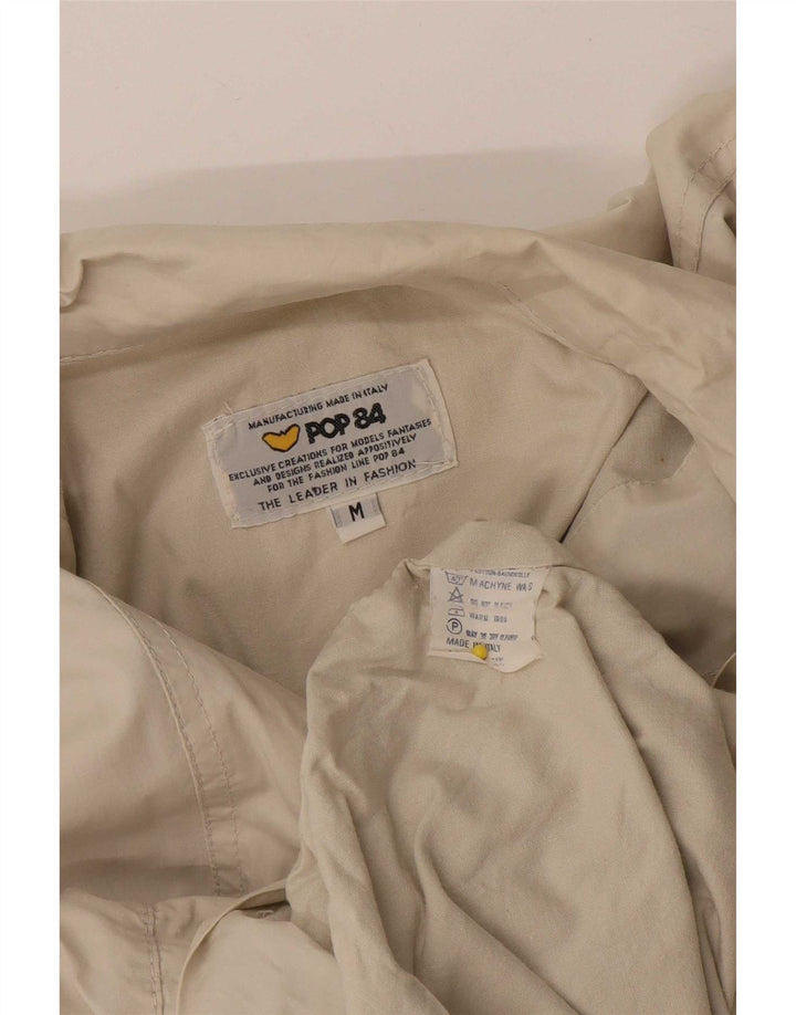 Giubbotto bomber da uomo POP 84 UK 38 cotone bianco sporco medio