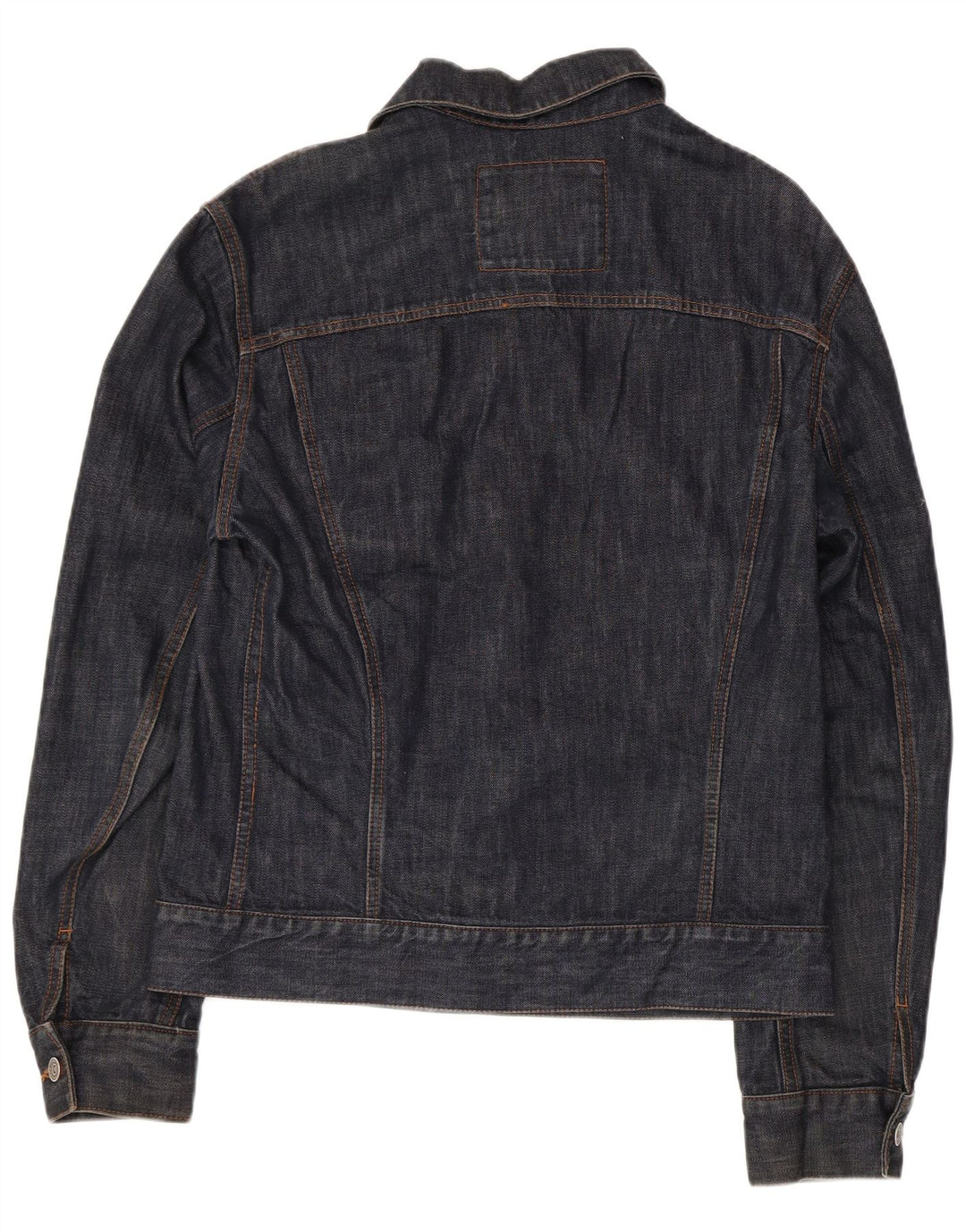 Giacca in denim da uomo Zara UK 36 piccola in cotone blu navy