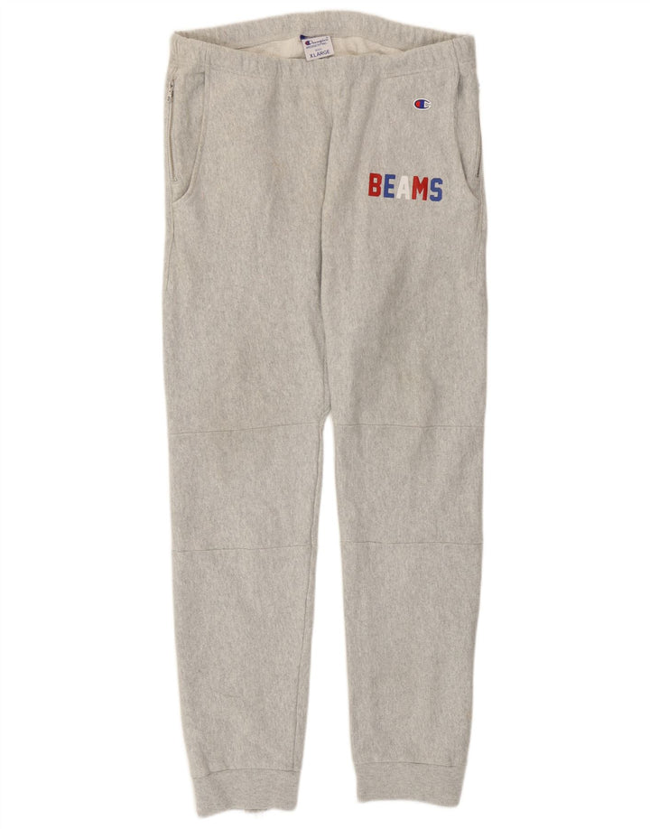 Pantaloni da tuta con grafica da uomo Champion Joggers XL Grigio