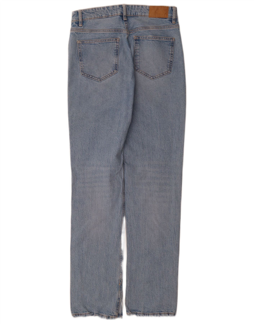 Jeans dritti da donna Zara EU 38 Small W28 L32 Cotone blu