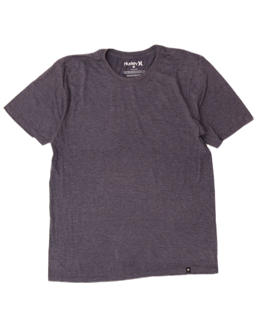 T-shirt da uomo Hurley Top in cotone blu navy medio