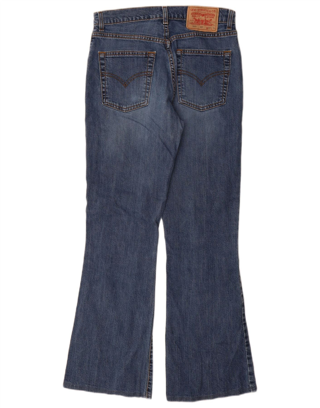 Jeans Levi's 525 Bootcut da donna W29 L30 in cotone blu