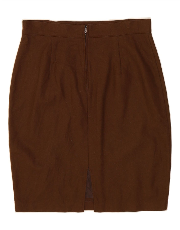 BENETTON Womens Pencil Skirt IT 48 XL W32  Brown Wool Vintage Benetton and Second-Hand Benetton from Messina Hembry 