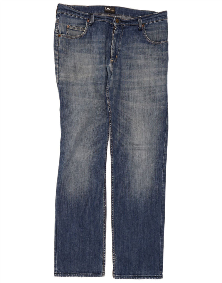 Jeans dritti da uomo Lee Brooklyn W36 L34 cotone blu