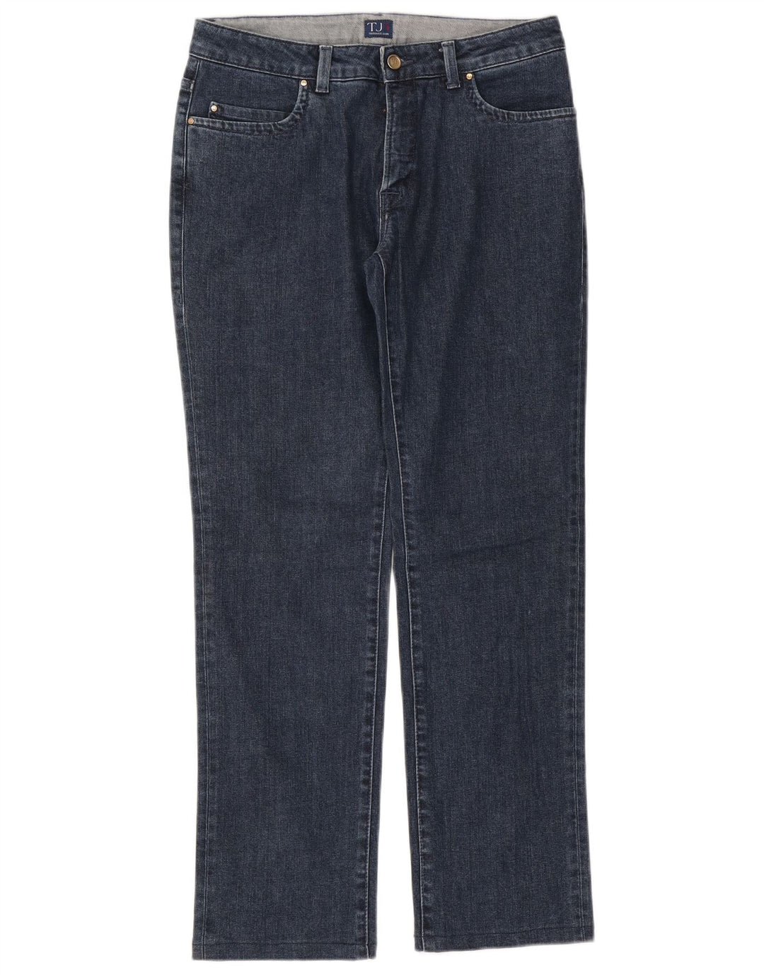 Jeans Straight Donna Trussardi W30 L30 Blu Cotone