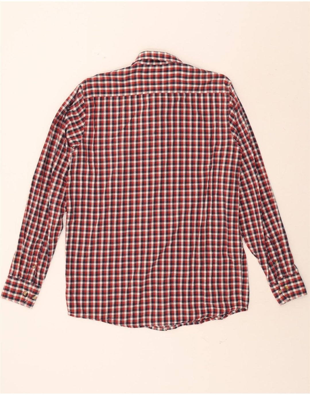 WRANGLER Mens Flannel Shirt Medium Multicoloured Check Cotton Vintage Wrangler and Second-Hand Wrangler from Messina Hembry 