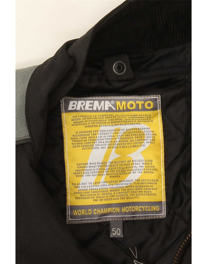 Giacca da corsa grafica da uomo Brema IT 50 Large Black Colourblock