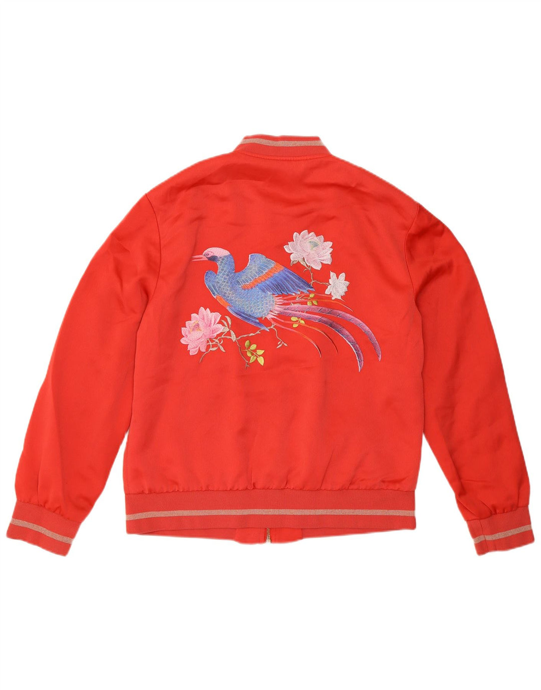 Giubbotto bomber da donna Ted Baker UK 12 Poliestere floreale rosso medio