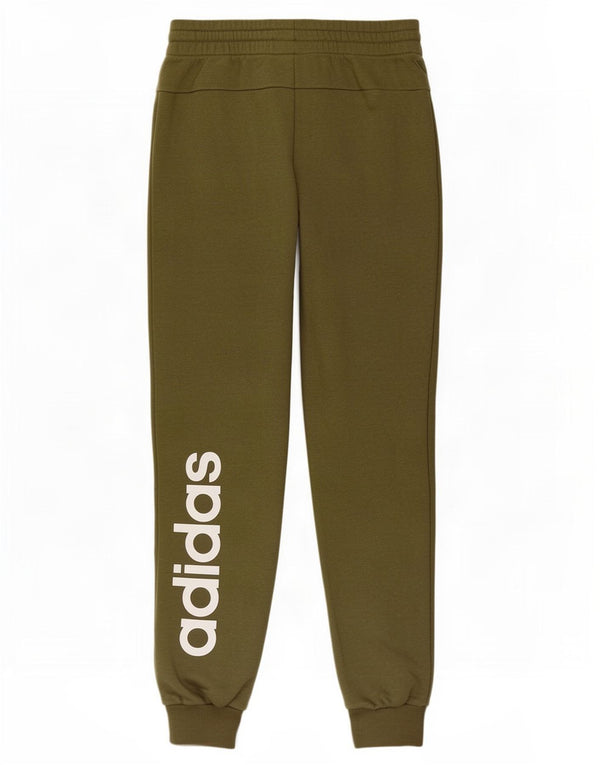 Pantaloni da tuta da uomo Adidas Joggers UK 8/10 Small Khaki Cotton