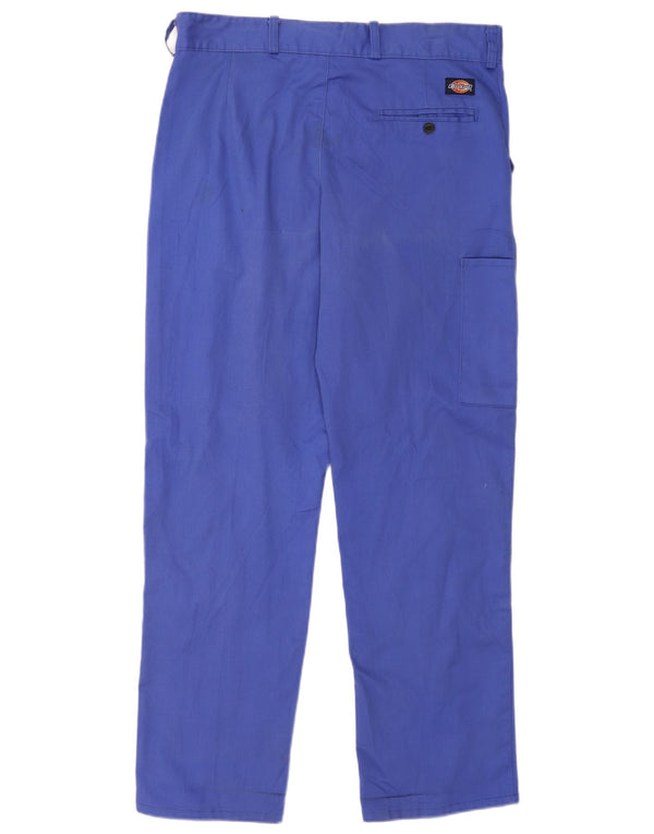 Pantaloni cargo dritti da uomo Dickies W36 L30 poliestere blu