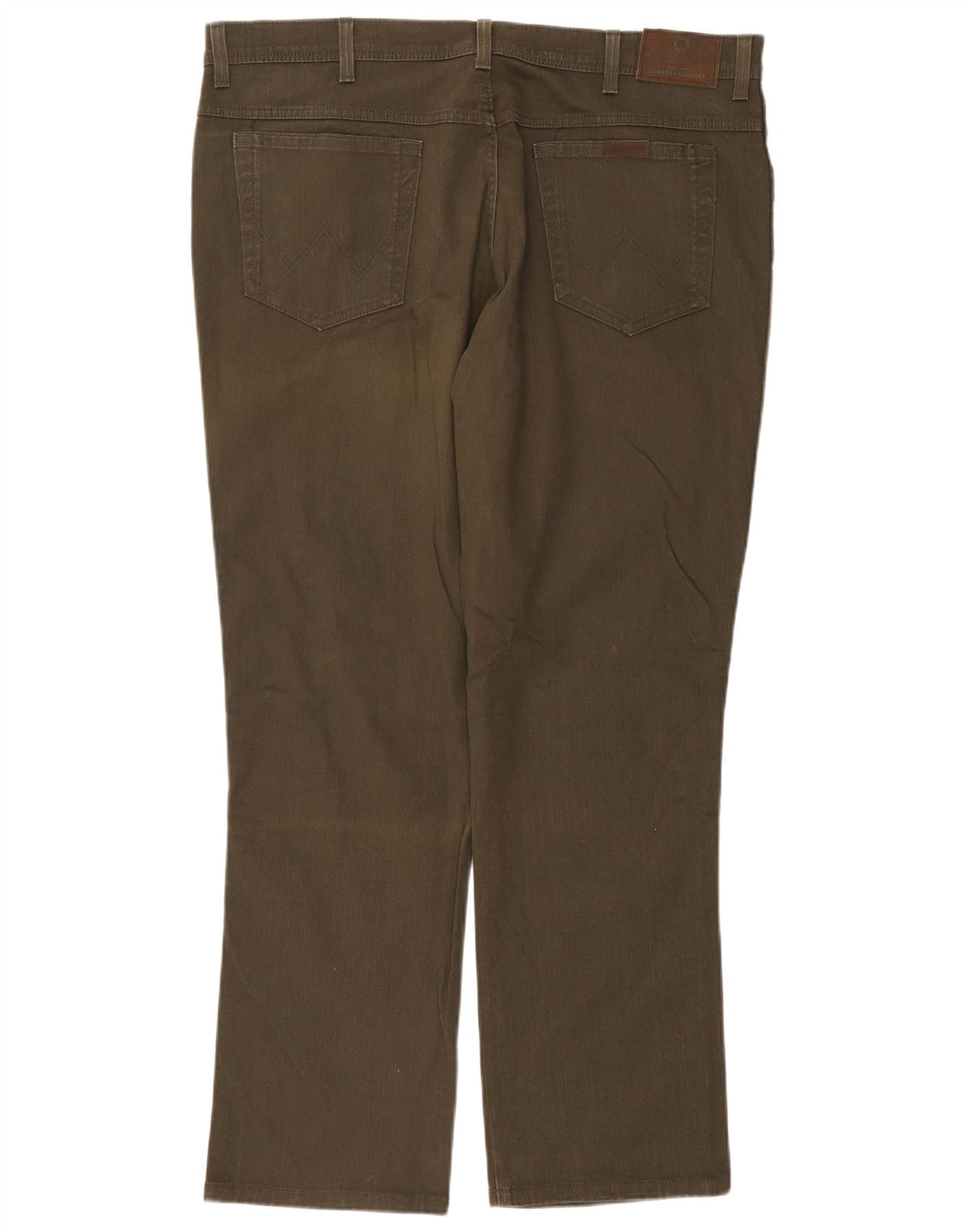 Jeans dritti da uomo Wrangler W42 L32 cotone kaki