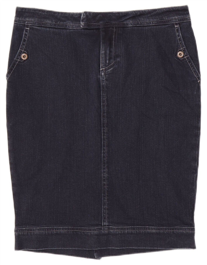 Gonna in denim da donna Woolrich W29 blu navy medio