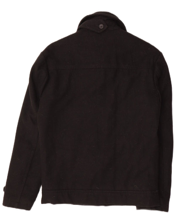 Cappotto da marinaio da uomo ENERGIE UK 36 piccolo in lana nera