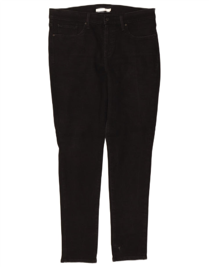 LEVI'S Jeans skinny modellanti 311 da donna W31 L30 cotone nero