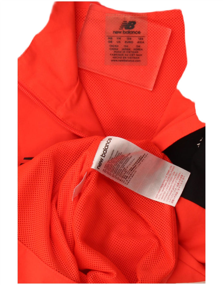 Giacca da tuta da ragazzo New Balance Liverpool 11-12 anni arancione medio