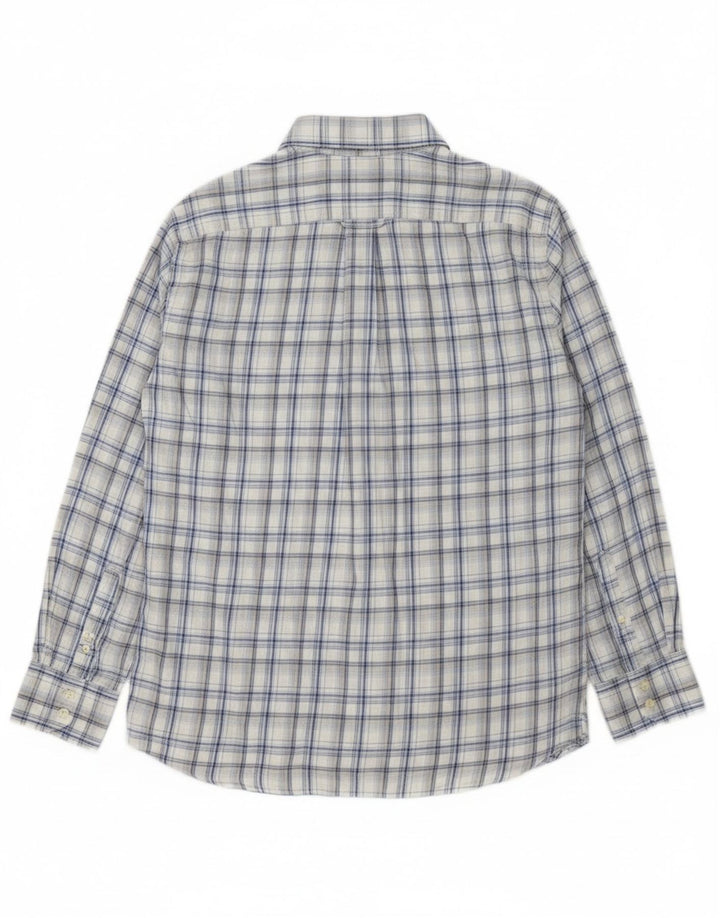 TOMMY HILFIGER Mens Grant Fit Shirt Large Blue Check Cotton