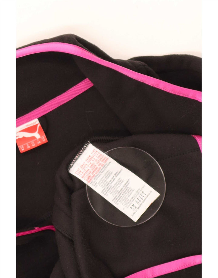 Giacca in pile da donna Puma UK 12 Medium Nero Poliestere