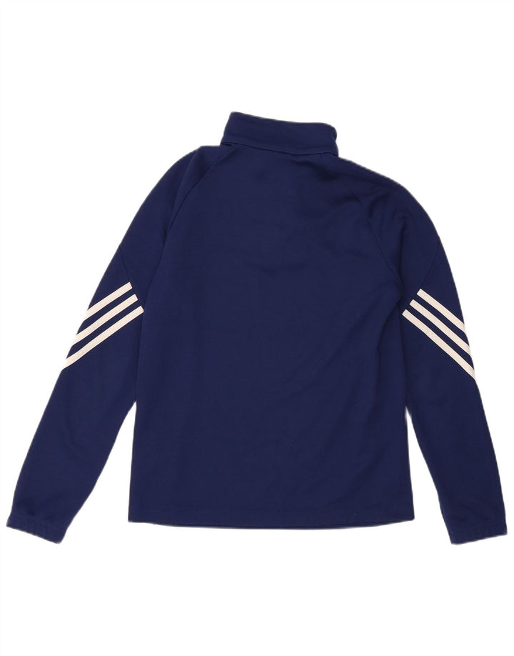 Adidas Ragazzi Climalite Pullover Tuta Top 11-12 anni Large Blu Navy