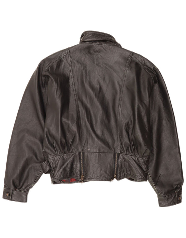 Giacca da motociclista corta oversize da donna Yessica EU 38 media nera