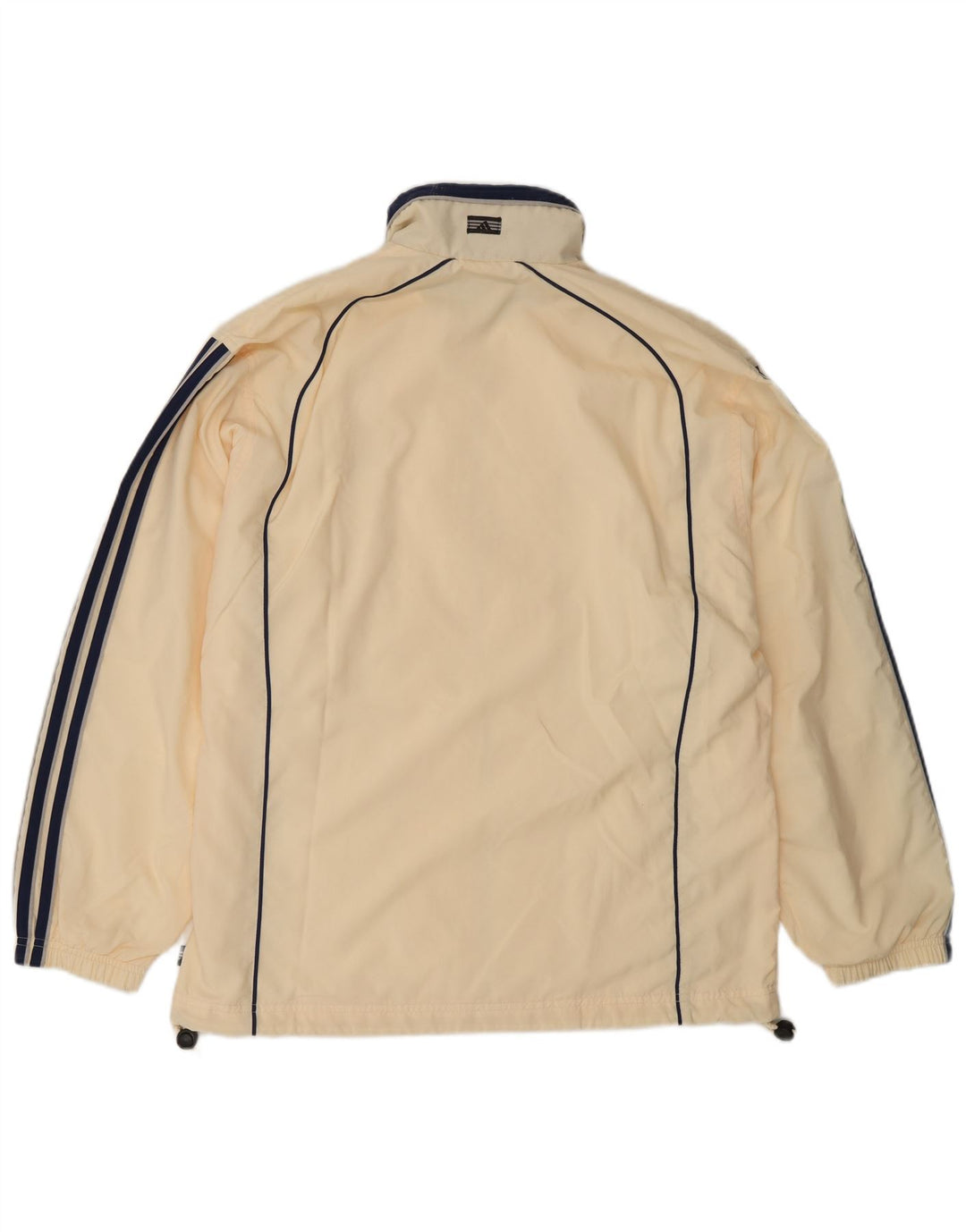 Giacca da ginnastica oversize da donna Adidas UK 14 Large Giallo Poliestere