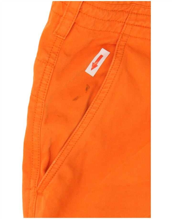 Pantaloncini cargo da uomo French Connection W32 cotone arancione medio