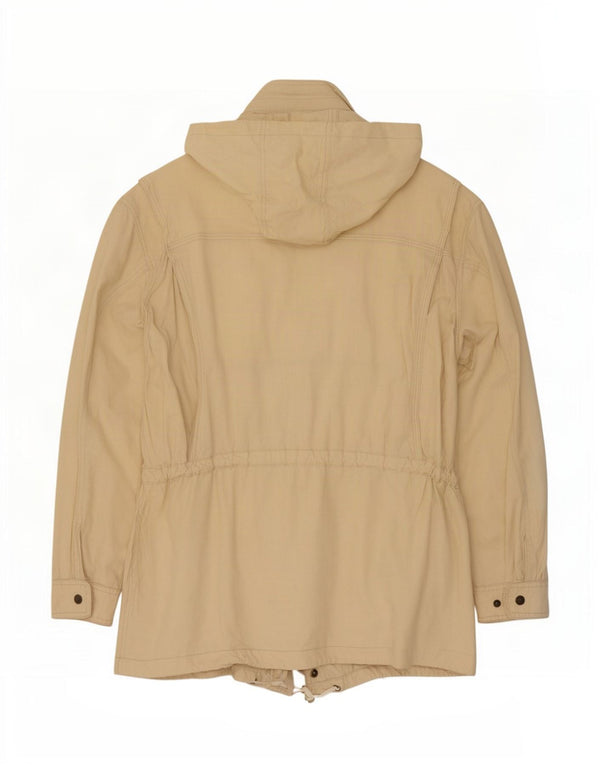Giacca da uomo con cappuccio Leader UK 40 Large in cotone beige