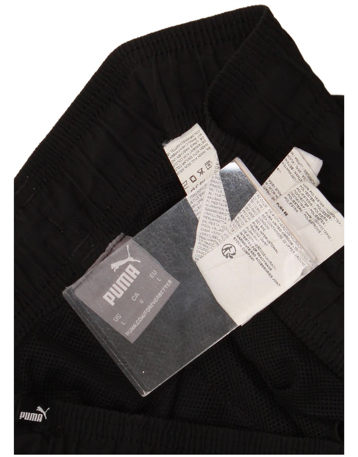 Pantaloni da tuta da uomo Puma Joggers grandi neri in poliestere