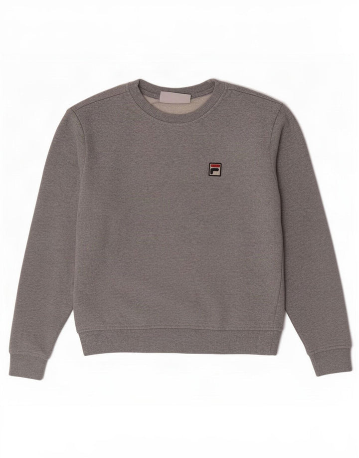 Fila Felpa Uomo Maglione Piccolo Cotone Grigio
