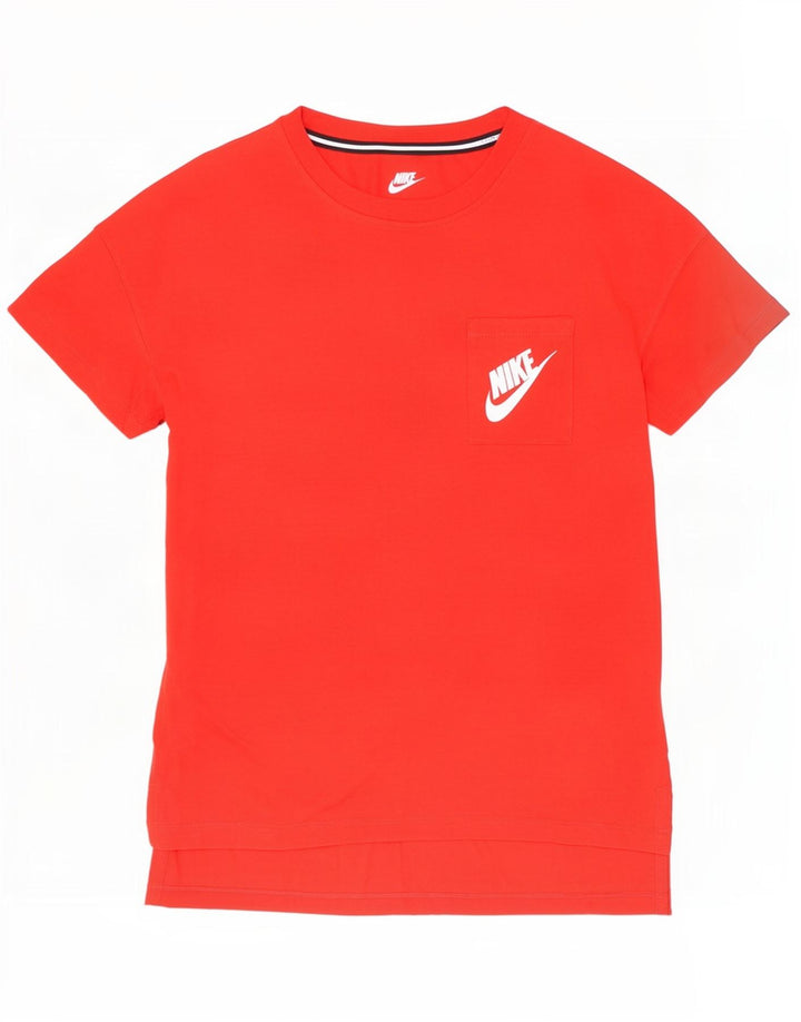 T-shirt da uomo Nike Top Small rossa in cotone