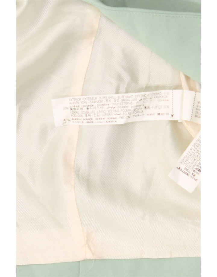 Giacca blazer da donna Zara UK 14 poliestere verde medio