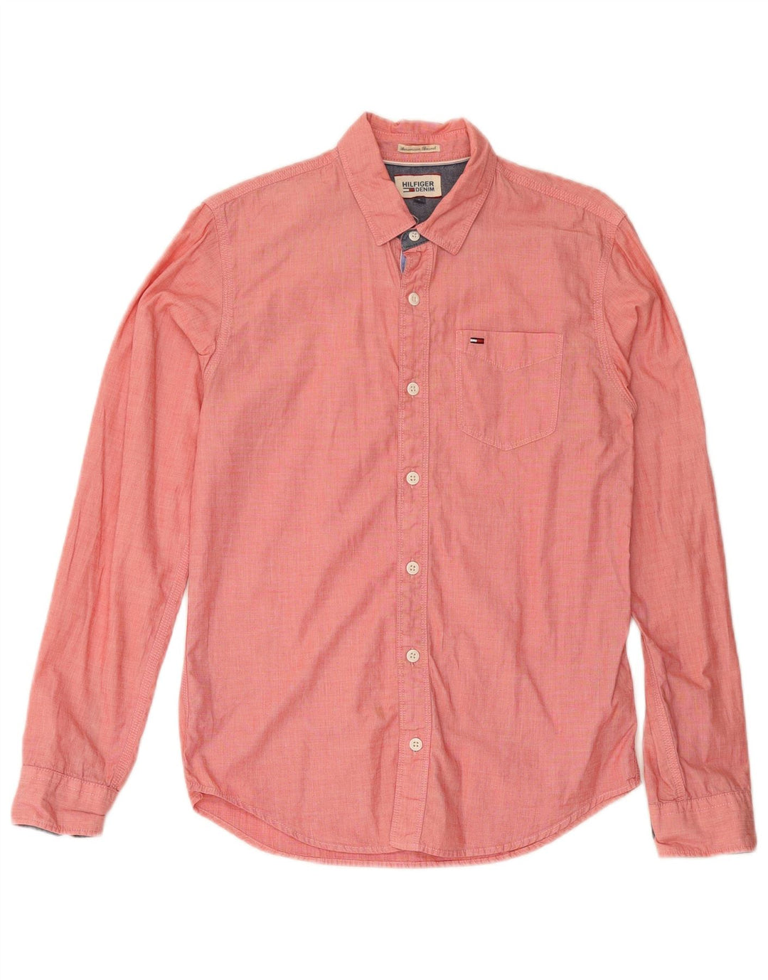 TOMMY HILFIGER Camicia da uomo piccola rossa in cotone