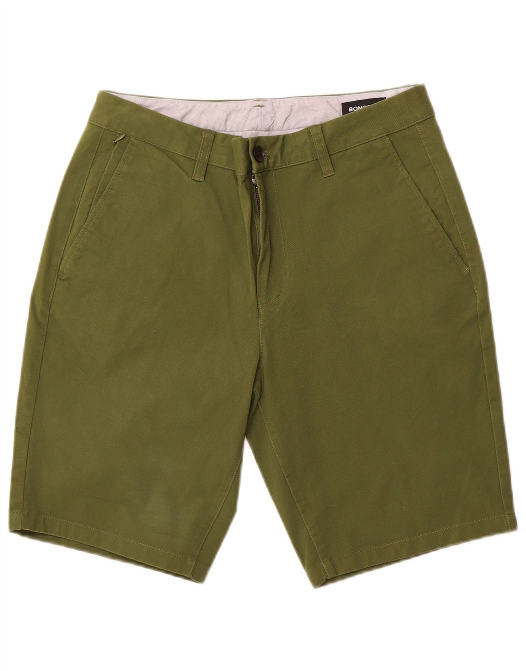 Pantaloncini chino da uomo BONOBOS W31 cotone verde medio