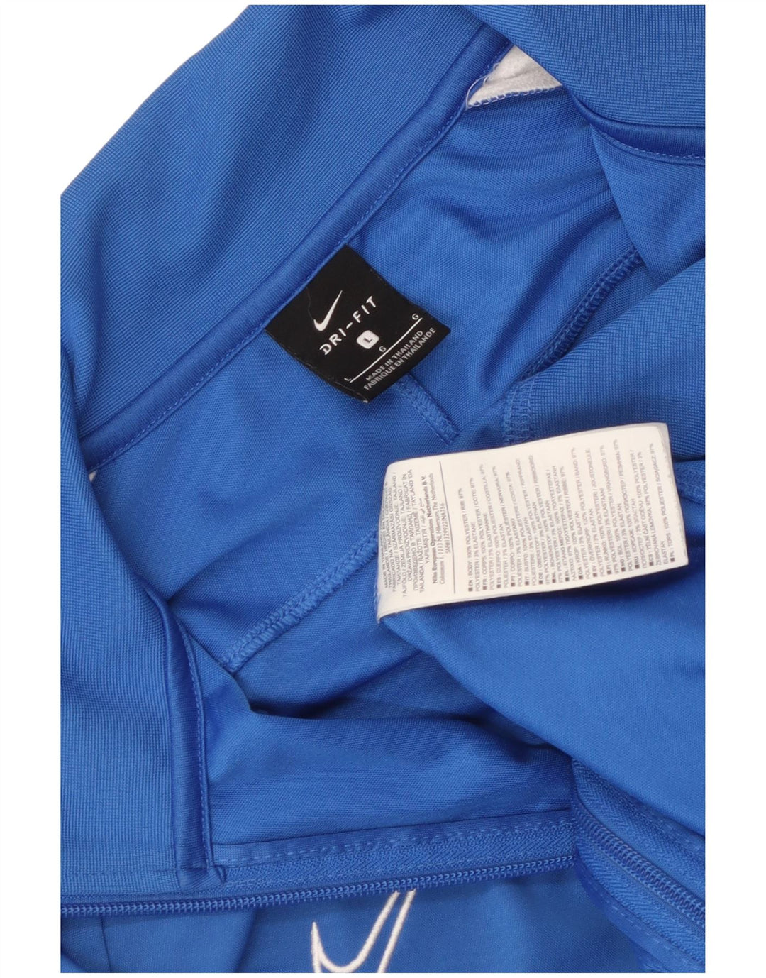 Giacca da tuta Nike Dri Fit da uomo, grande, in poliestere color block blu
