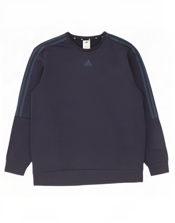 Felpa da uomo Adidas Jumper XL blu navy poliestere