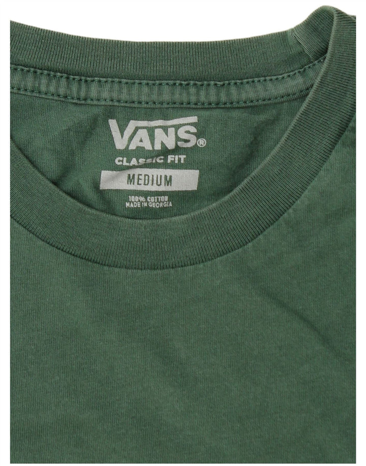 T-shirt da uomo vestibilità classica VANS Top in cotone verde medio