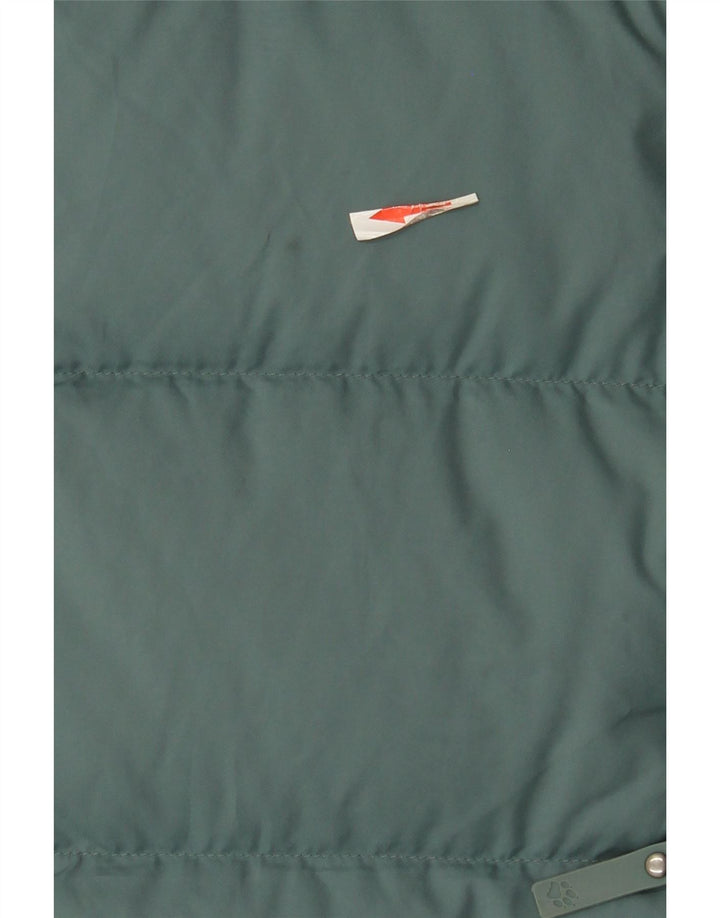 Cappotto imbottito oversize con cappuccio da donna Jack Wolfskin UK 10/12 Verde medio